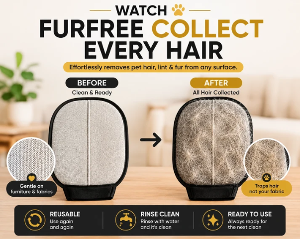 Furvia™ Pet Hair Removal Glove